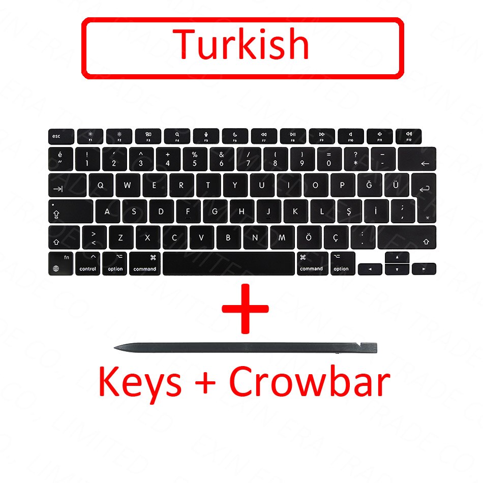 Teclas A2337 para ordenador portátil, tapa para teclas, reparación de tijera para Apple Macbook Air Retina 13 "M1 EMC 3598: Turkish