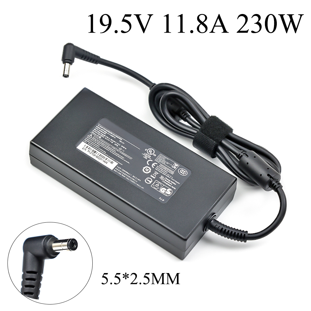 For CHICONY 19.5V 11.8A 230W 5.5x2.5 A12-230P1A A17-230P1A A230A012L AC Adapter For MSI GS75 GS65 STEALTH 8SG P65 Laptop
