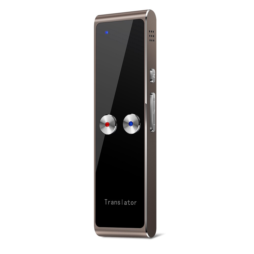 T8plus Smart Vertaler 68 Talen Ondersteuning Voice/Tekst Vertaling Opname Om Tekst Bluetooth Meertalige Vertaling: Brown