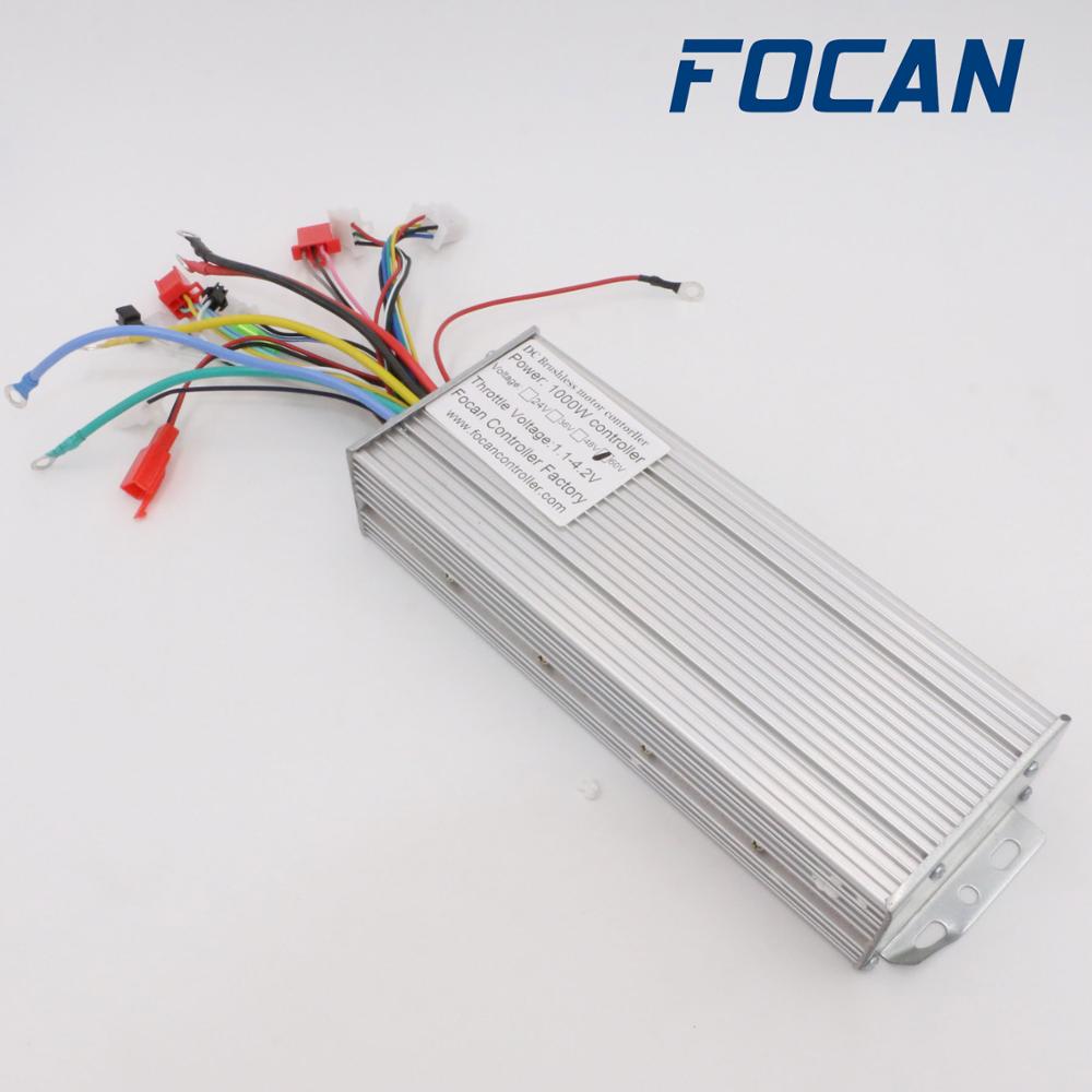 FOCAN 18 Mosfets 48 V 1000 W/1500 W 45A Dual Mode Borstelloze Elektrische Fiets Controller