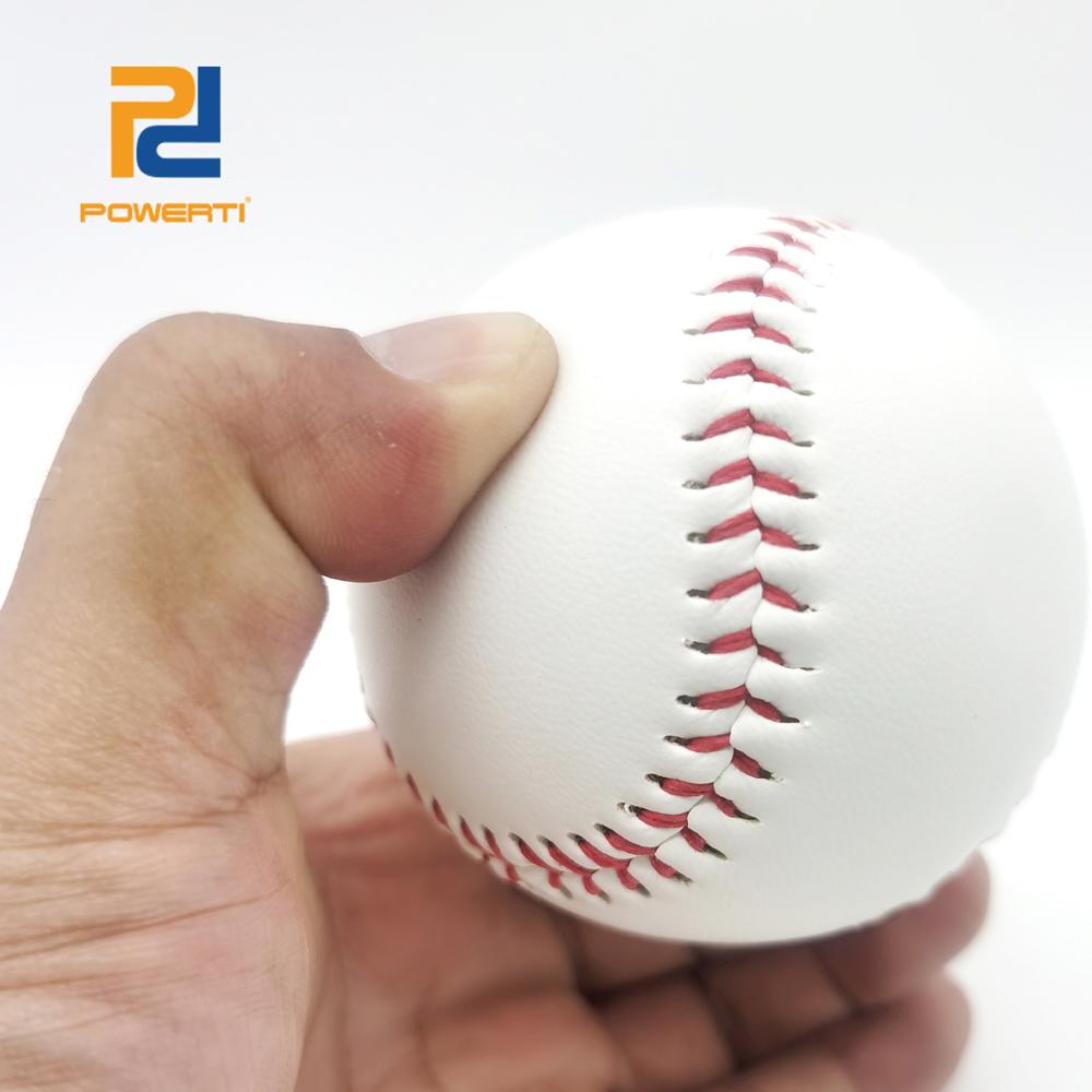 Baseballs de PVC Hechos a mano de , pelota de béisbol suave interior de goma superior, pelota de Softball, bolas de béisbol para ejercicio de entrenamiento