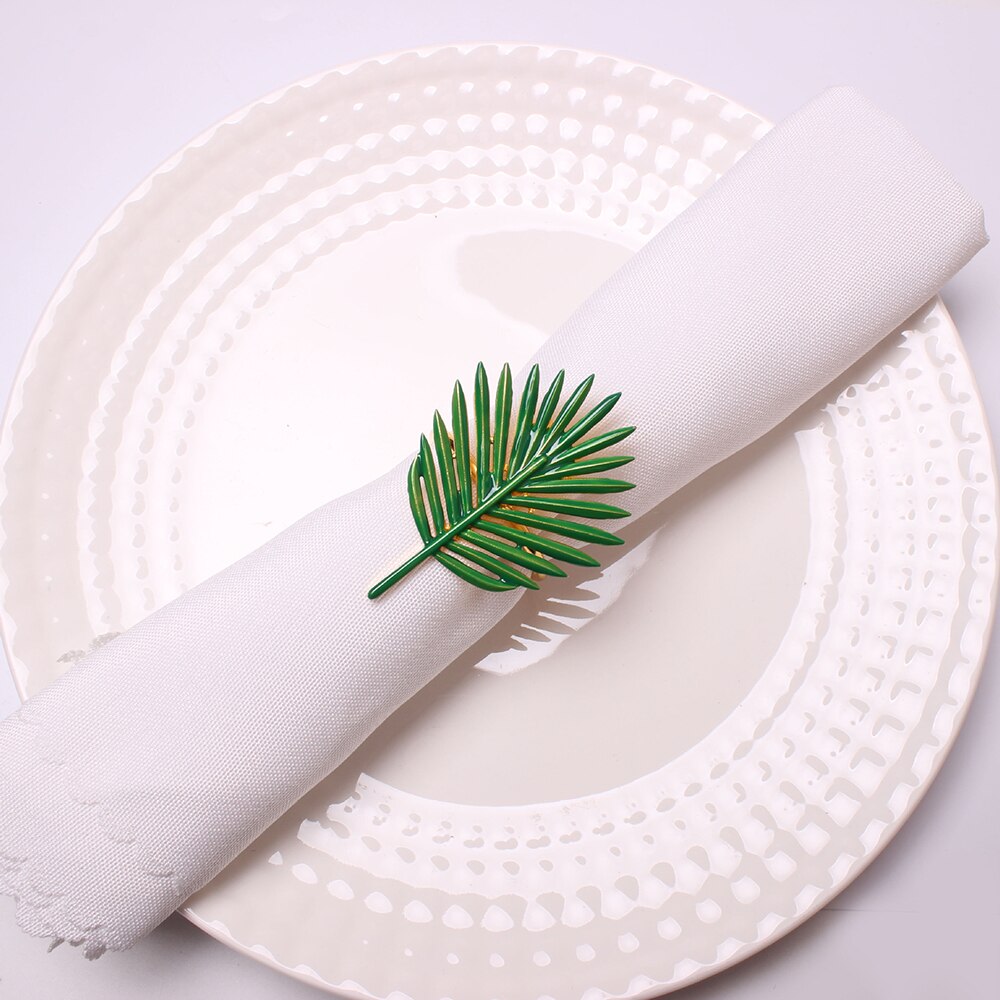 Lemon Grape Pumpkin Green Leaf Fruit Napkin Buckle Napkin Ring Wedding Napkin Buckle Dinner Party Wedding Hotel Home Decor