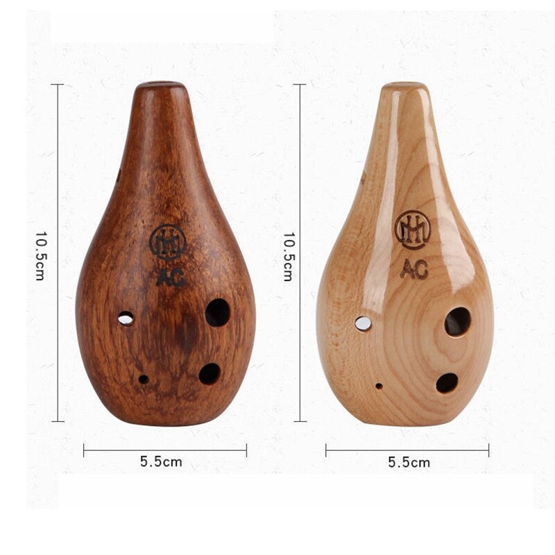 6 löcher Holz Ocarina Ac Bambus Ahorn Leichte, Tragbare Chinesischen Stil Anfänger freundlicher Erwachsene Orff Musical Instrumente Neue