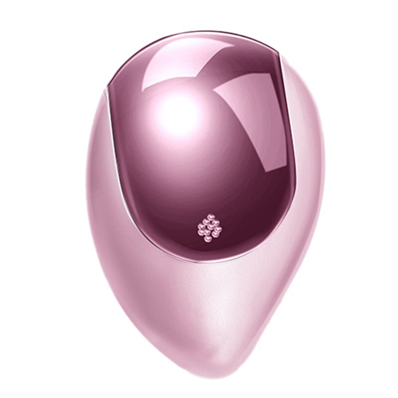 Cepillo iónico de pelo eléctrico portátil, alisador de pelo, peine de iones negativos, masaje antiestático, peine de pelo liso, Rosa