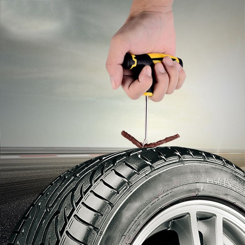 Auto Vacuüm Band Reparatie Tools Auto Bandenreparatiesets Strip Snelle Lijm Vloeibare Professionele Draagbare Compact