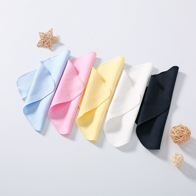 5 sztuk/partia niemowlę Handdoek czysty Kleur Effen niemowlę Kleine Handdoek dla dziecka Vierkante Handdoek niemowlę Zakdoek śliniaczek: MULTI
