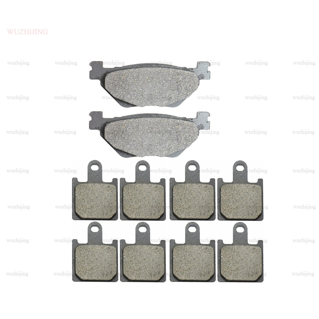 Pastiglie freno in forma per YAMAHA FJR 1300 UN ABS (06-17) XV 1900 UN mezzanotte stella (13-15) Anteriore Posteriore: carbonio impostato