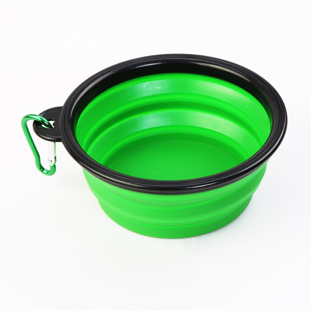 Gamelle pliable en silicone écologique pour chien et chat, gamelle de voyage portable pour nourriture et eau