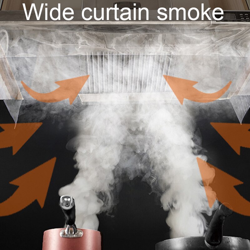 Cubierta Anti-humo del protector ahumado del capó del humo del aceite absorbe el aceite del humo PVC transparente QJS Shop