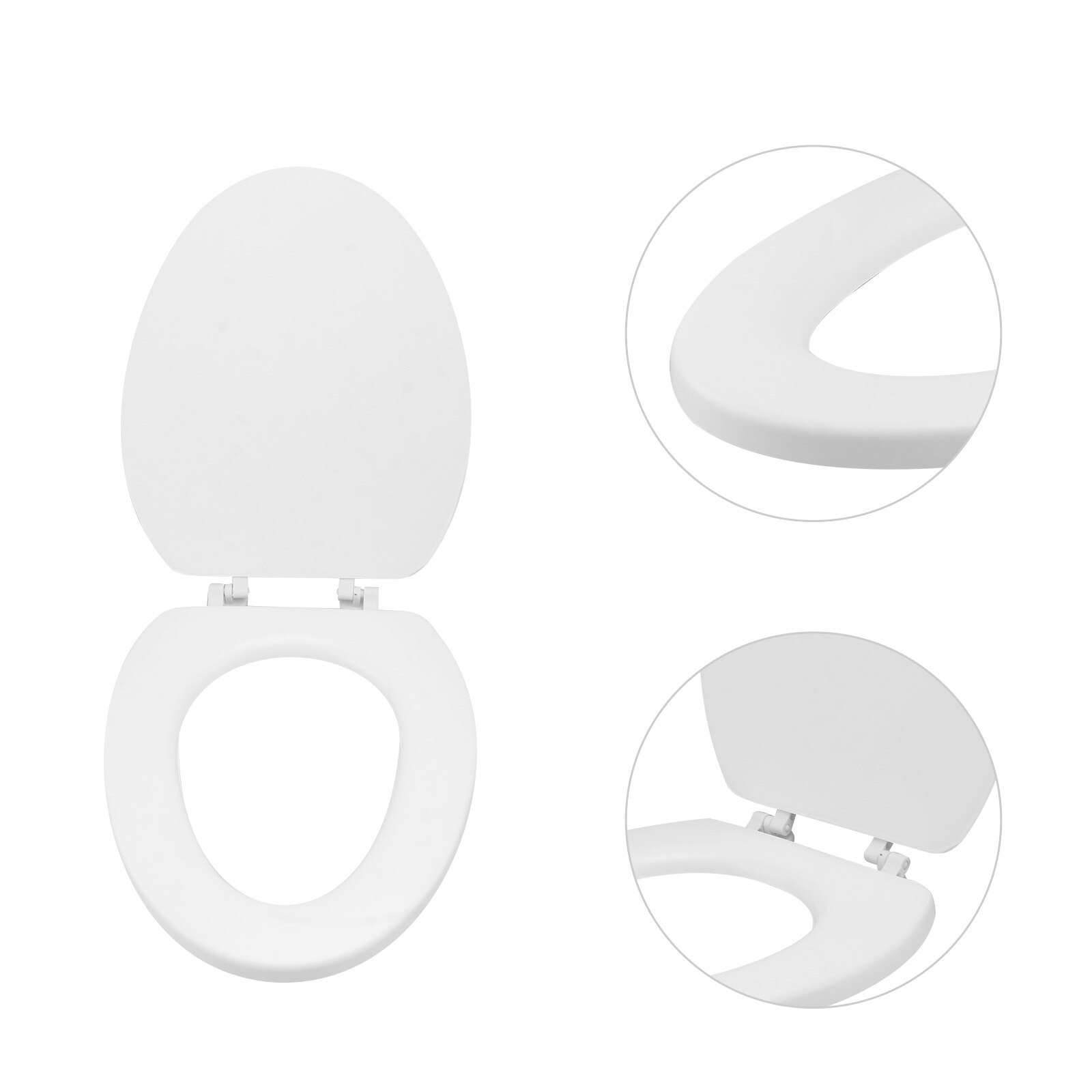 1pc Universal Toilet Seat Lid Thicken Toilet Seat Cover Toilet Gasket