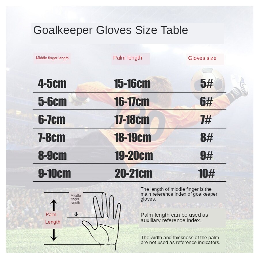 Football goalkeeper gloves goalkeeper adult children elementary school student finger guard equipment non-slip trai