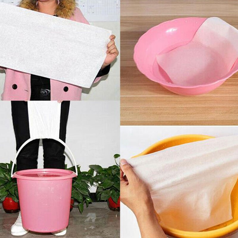 10 stuks katoenen wegwerphanddoekjes voor een schone en droge gezichtshanddoekjes met muntjes