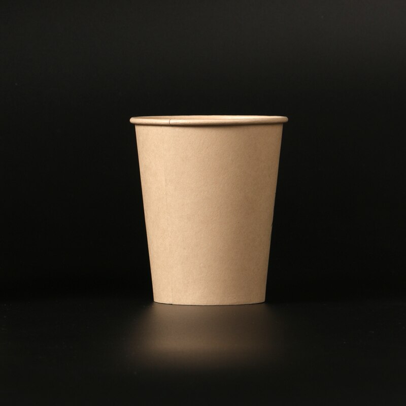 20 stks/pak 240 ml Wegwerp Kraftpapier Kopjes Dikke Koffiekopjes Thee Cups Feestartikelen