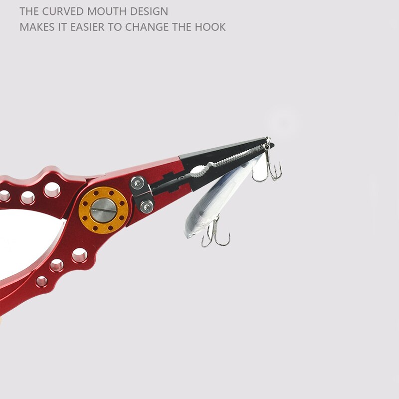 Lure pliers multifunctional fishing pliers fish controller fishing tools stainless steel split ring pliers Hook extractor