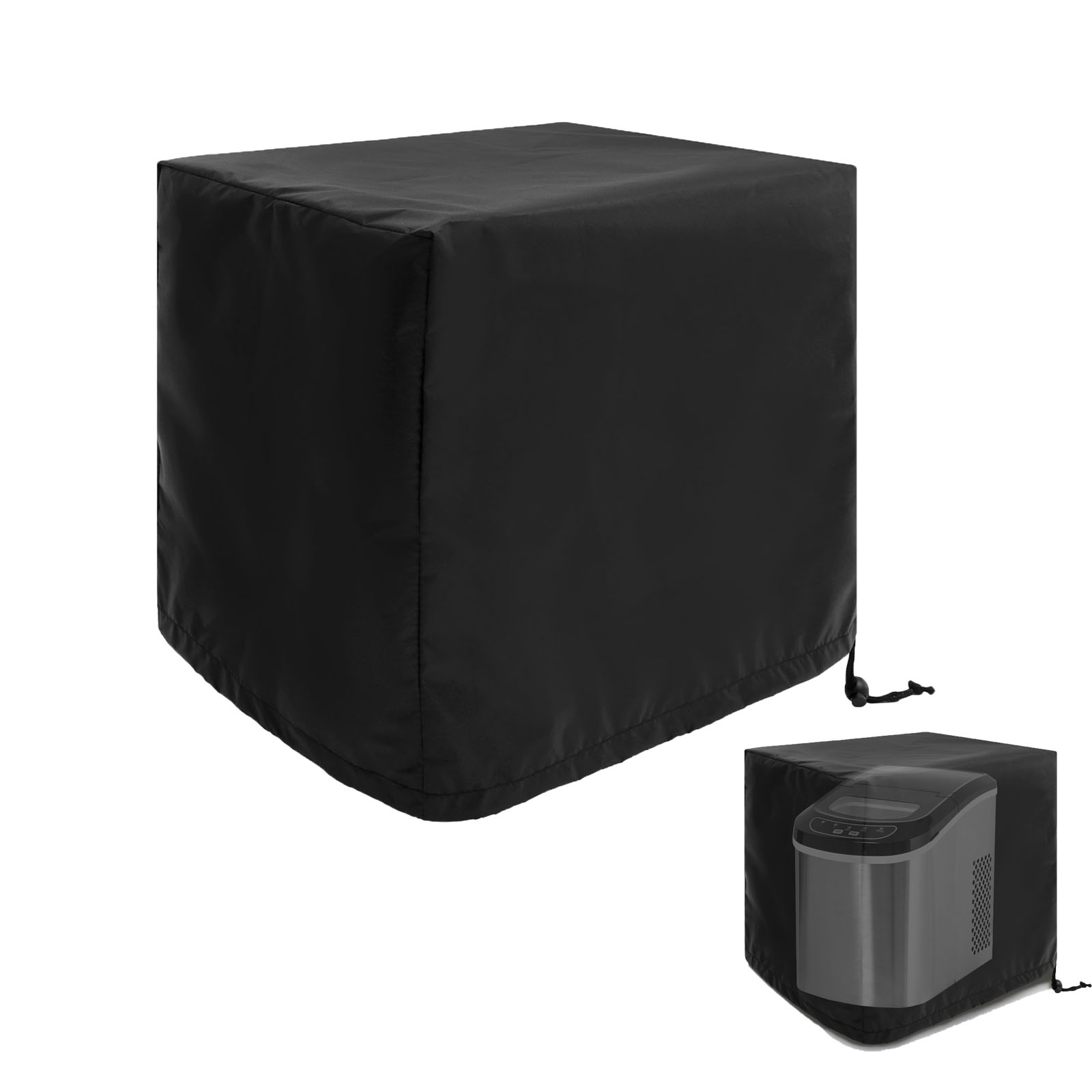 Ice Maker Dust Cover Waterproof Small Home Ice Machine Protective Cover Oxford Cloth Wear Resistant Countertop Ice Maker Cover