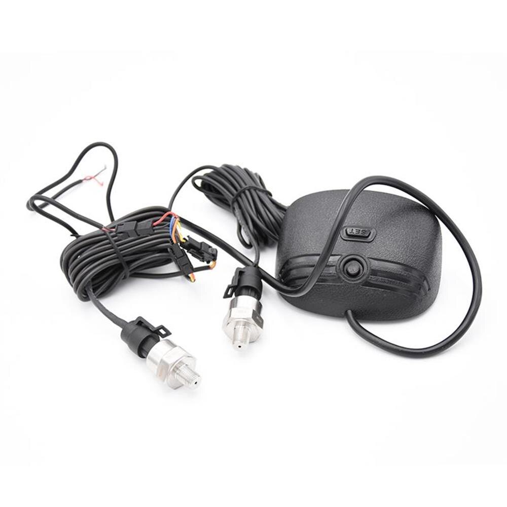 LCD Digital Display Turbo Boost Gauge Car 12v/24v Truck Car Racing Gauge Double Barometer Boost Controller Kit Turbo Tacometro