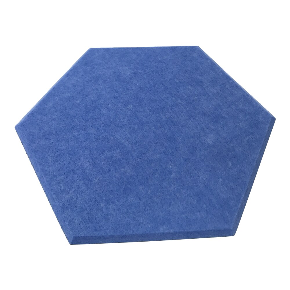 Paneles acústicos de hexagonal, Material de fibra de poliéster, aislamiento acústico e insonorizado, Panel de absorción acústica, 12 Uds.