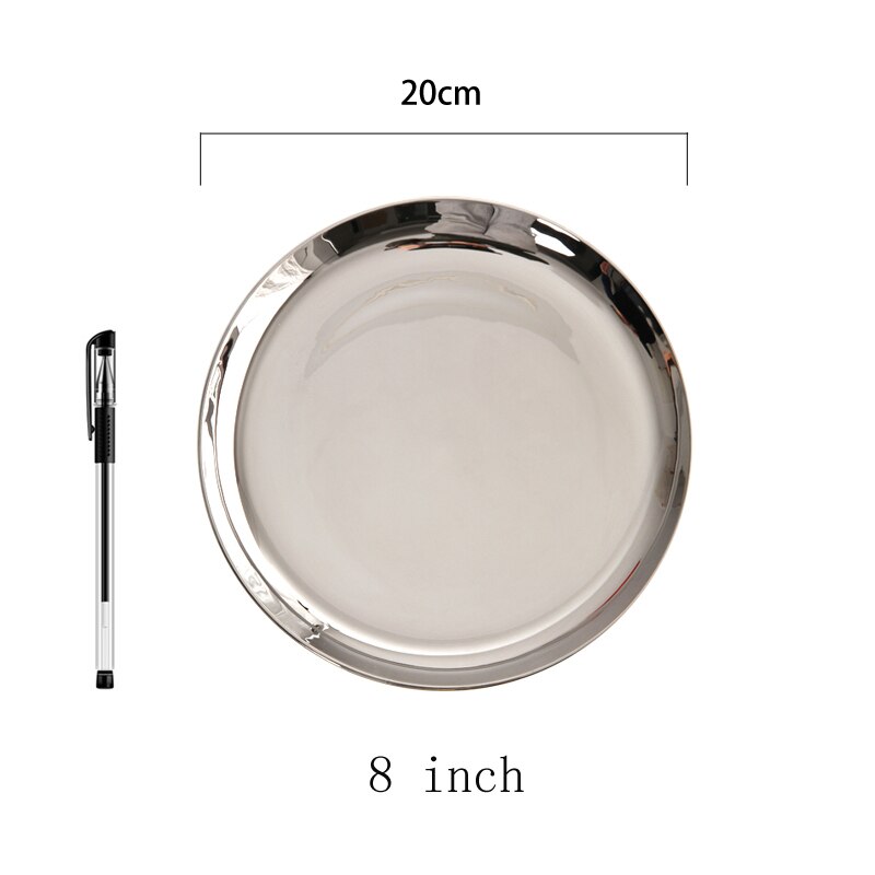 Kaffekoppsett Gull/Sølv Bone China - 260ml & 330ml Kopper med Skål: 8 tommer sølv