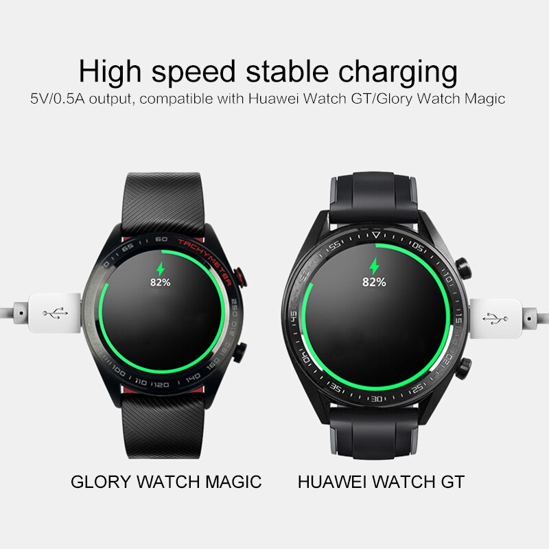 Voor Huawei Horloge Gt GT2 Draagbare Draadloze Usb Kabel Charging Dock Stand Power Magnetische Draadloze Usb Horloge Oplader Voor Honor gt 2