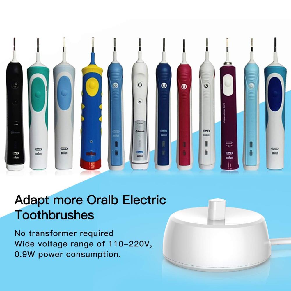 Eu stik elektrisk tandbørste oplader til oral  b 3737 4736 4717 4729 8850 3756 pro 7000 1000 2000 3000 elektrisk tandbørste oplader