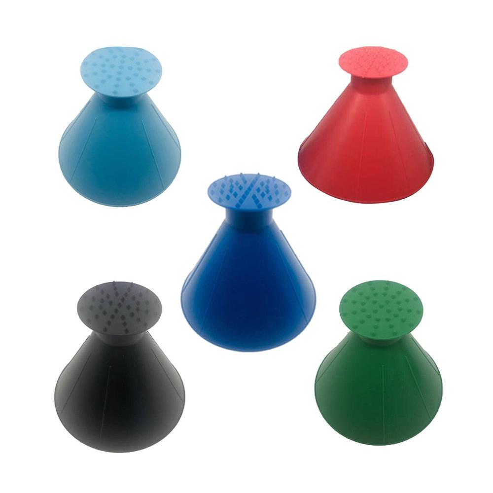 Cone Windshield Ice Bucket Funnel Car Glass Scraper Car Cone Snow Remover Practice Cleaning Tool Ice Shovel