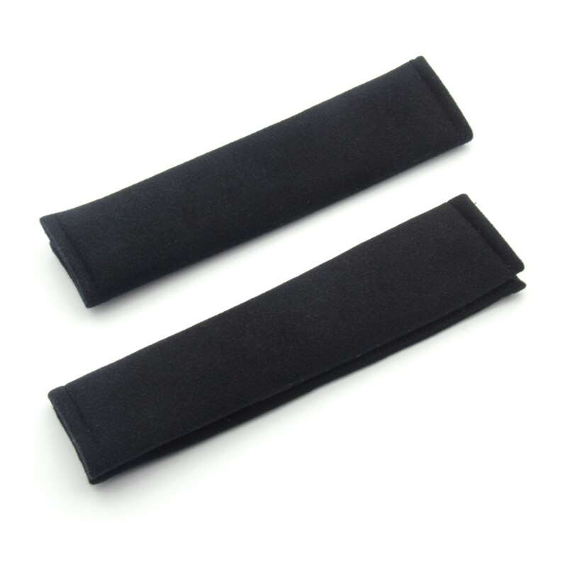 2 Stks/set Kind Auto Veiligheidsgordel Pluche Cover Gordel Schouderband Beschermende: Black