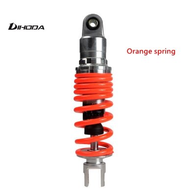 Amortisseur arrière universel simple de moto, longueur ajustable, 250mm et 260mm, suspension arrière pour moto: Orange spring