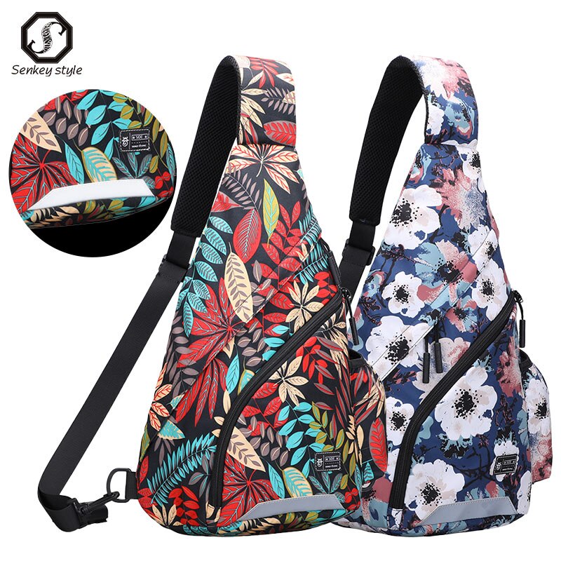 Senkey nova moda estilingue bolsa de ombro à prova dwaterproof água saco crossbody para mulheres saco peito viagem menina grande capacidade pacote peito feminino
