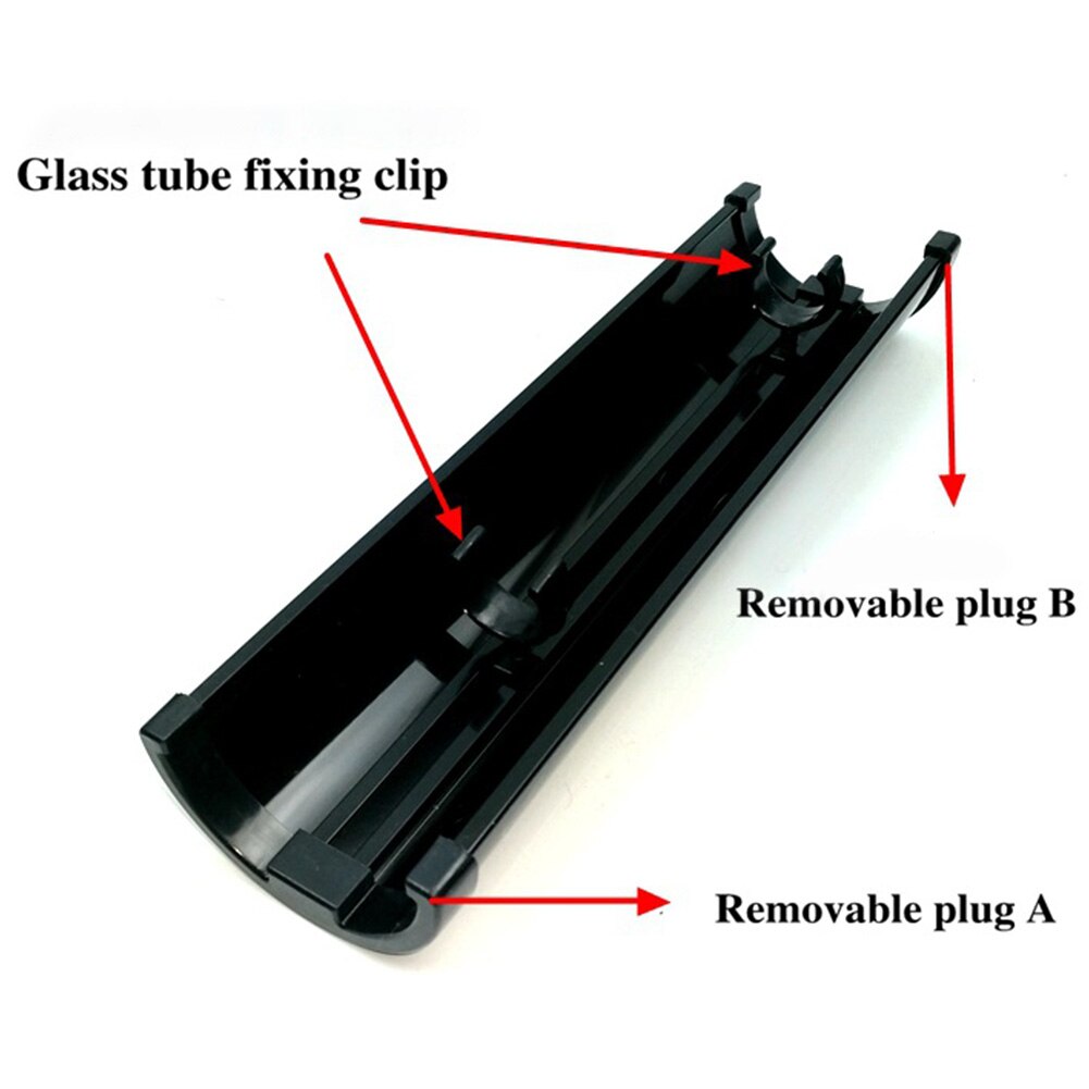 Light Barrier Solid Easy Install Aquarium Accessories Plastic Fish Pond Disinfection Equipment UV Lamp Hood Baffle Plate Black