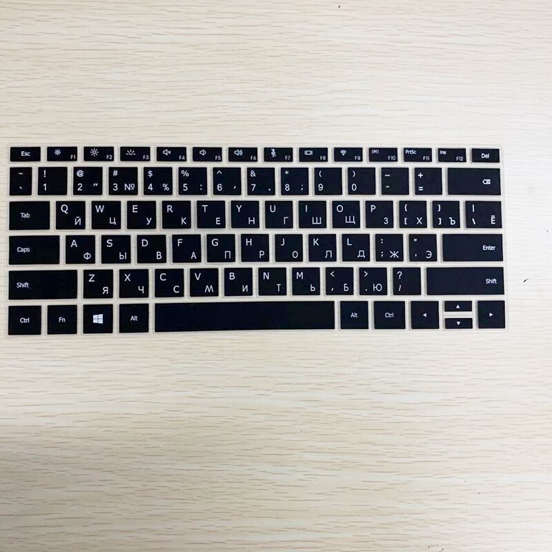 Russische Silikon Tastatur Abdeckung für Huawei Matebook 13 X Profi 13,9 Dünne Aufkleber für Matebook X Profi 13,9 Schutzhülle Film