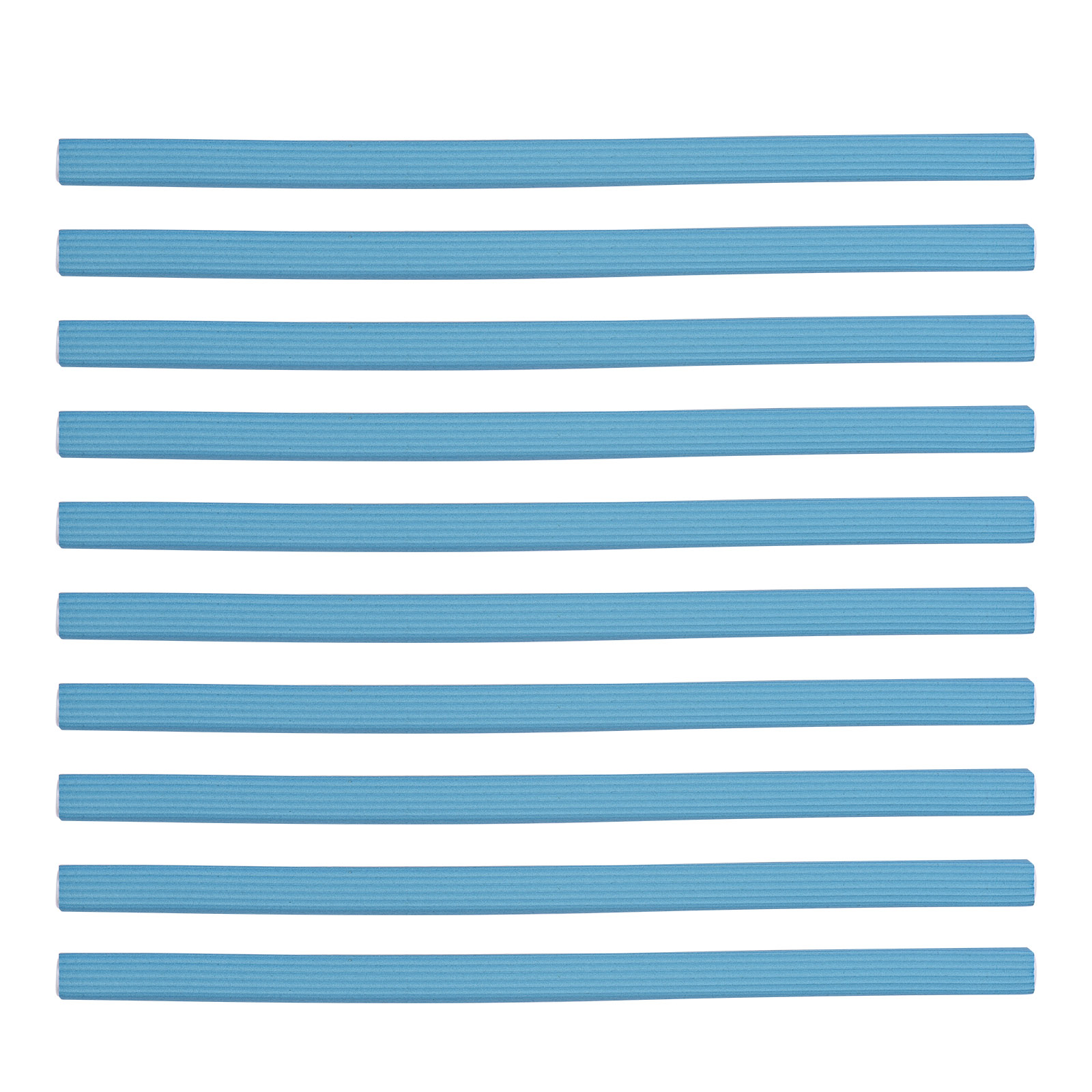 10pcs Sponge Hair Curlers Flexible Curling Rods Hair Twist Hair Curlers Set Twist Foam Hair Rollers No Heat Hair Rods Rollers: Blue