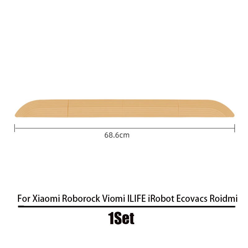 Para ILIFE Xiaomi Roborock iRobot Roomba Robot barredora alféizar barra paso rampa estera de escalada accesorios de repuesto: Caqui oscuro