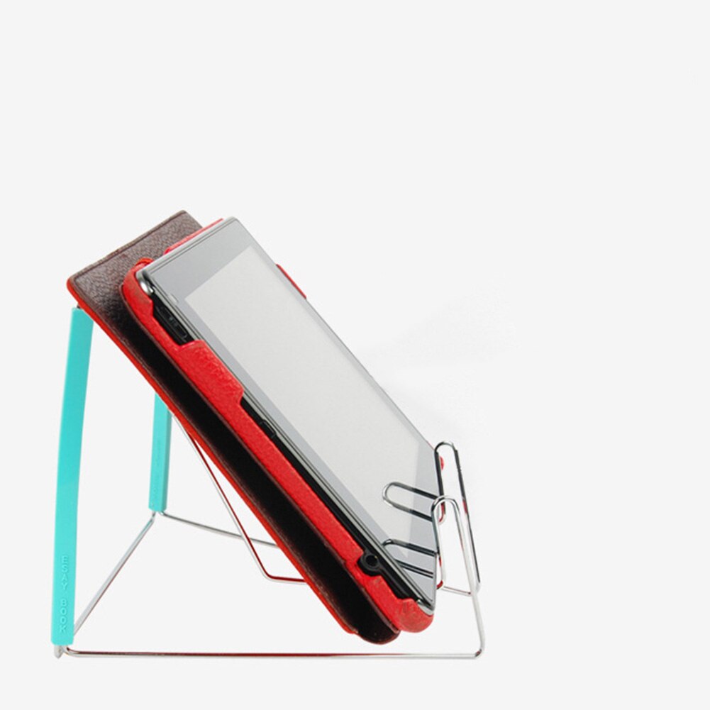 Notebook Reading Holder Foldable Adjustable Angle Stainless Steel Document Base Portable Storage Multifunction Book Stand