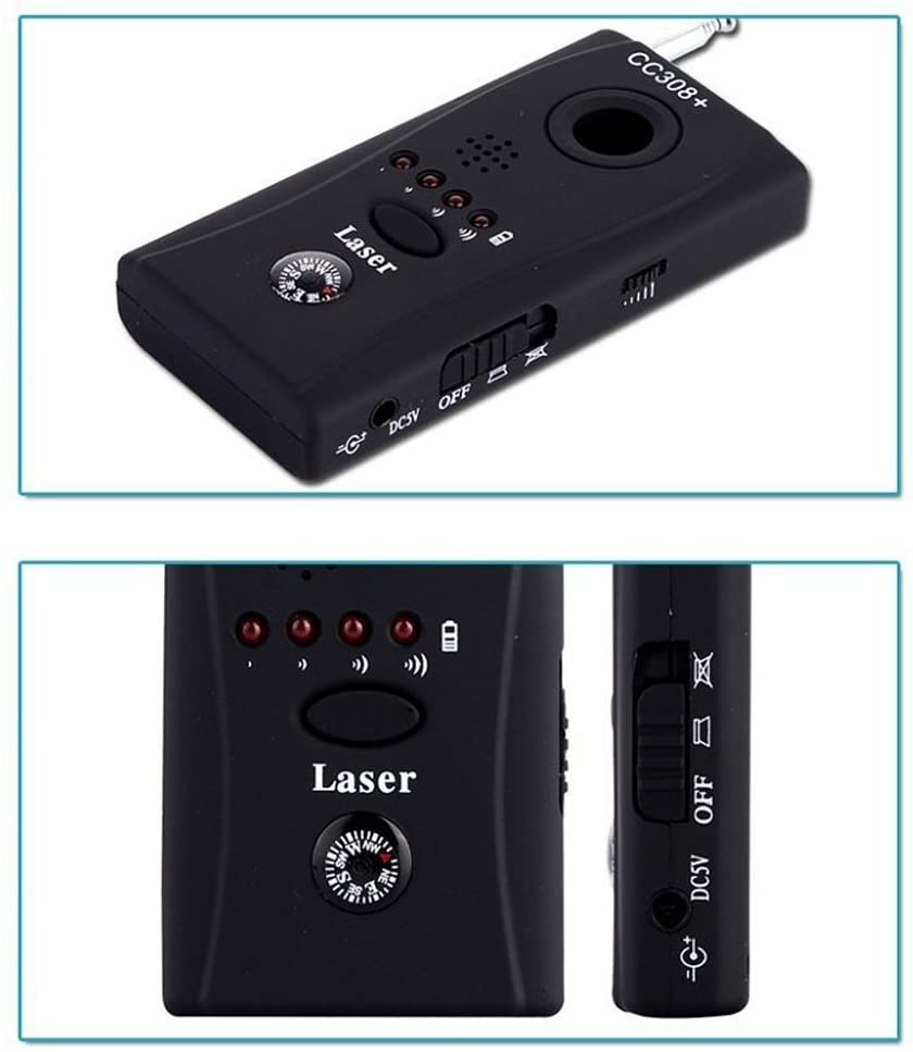 CC308+ Multi-Detector Automatic Detection Full-Range All-Round Detector For / IP Lens/ GMS BUG / RF Signal Detector Finder