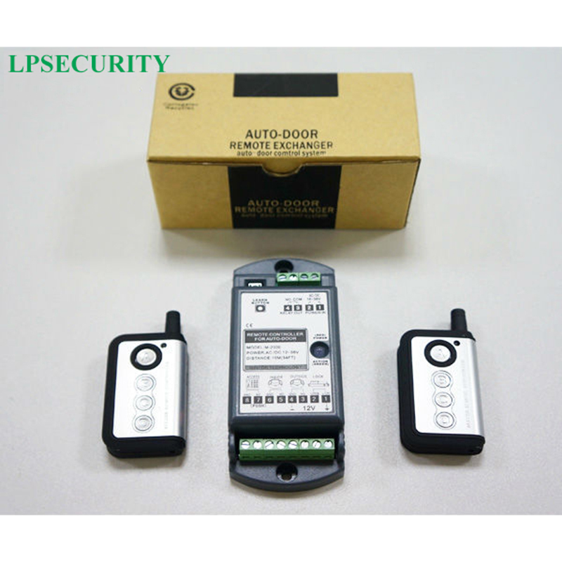 Sliding gate opener Autodoor remote control Transmotter receiver Self-learn Automatic door controller used with electric lock