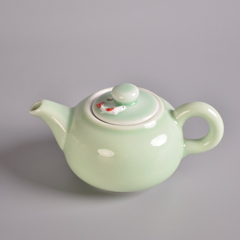 TANGPIN longquan celadon ceramic teapots fish kettke chinese tea pot drinkware: Style C
