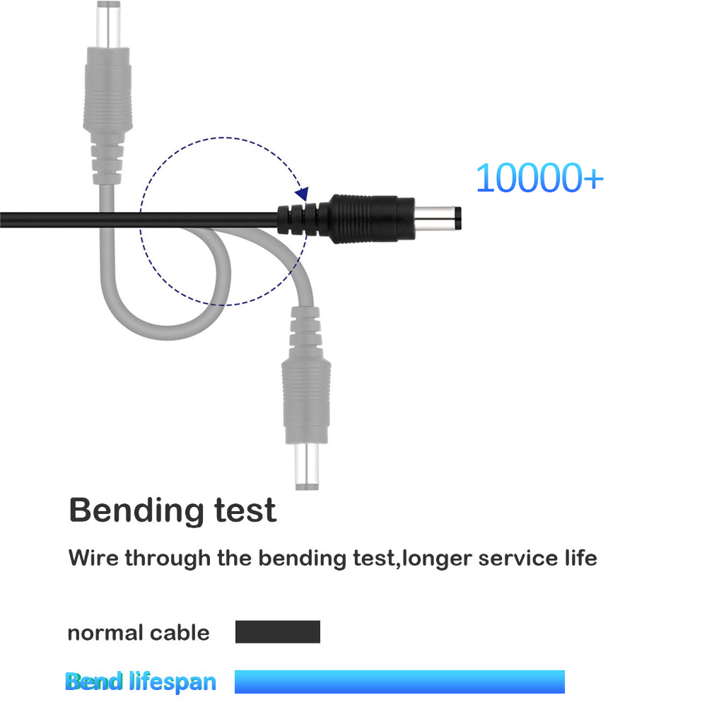 6 Meter Dc 12 V Power 10M Verlengkabel 5.5Mm X 2.1Mm/20 Ft Dc Stekker Voor Cctv Camera 12 Volt Verlengsnoer