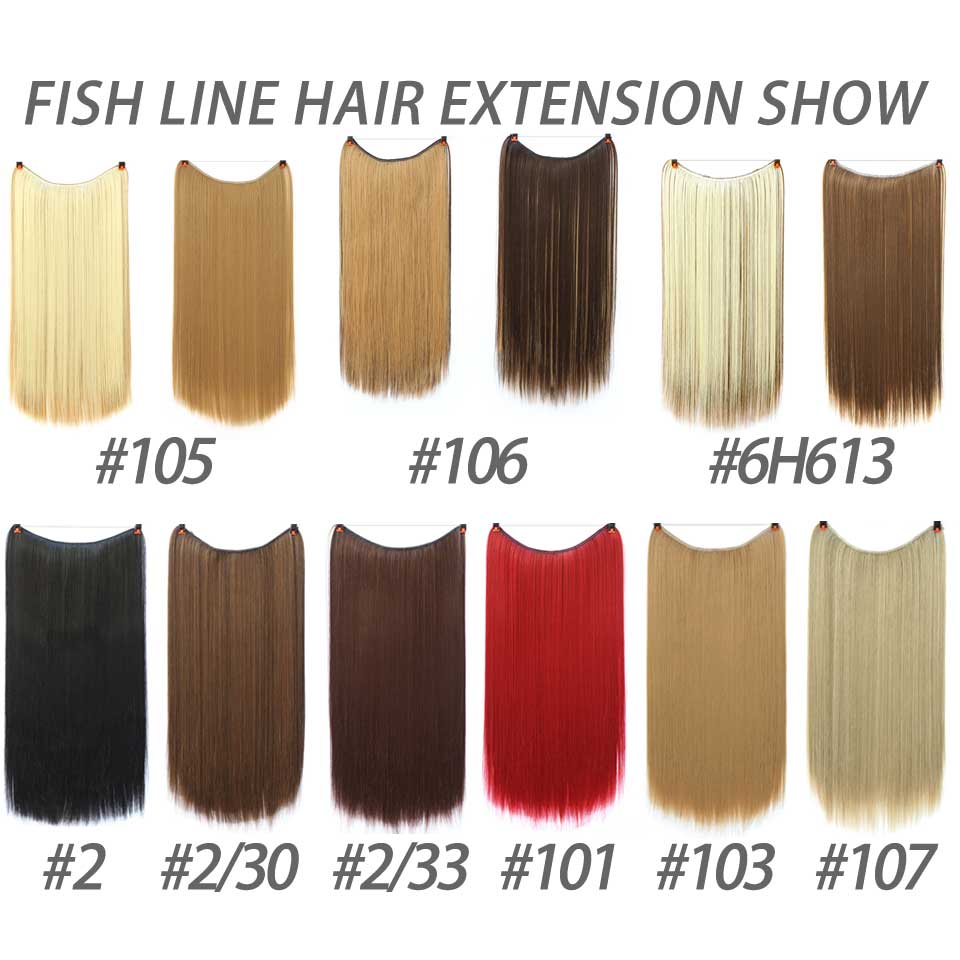Liangmo Hair Extensions Onzichtbare Ombre Synthetische Natuurlijke Flip Verborgen Geheim Draad Crown Grijs Roze Voor Vrouwen