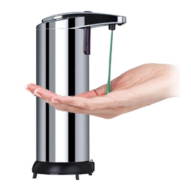 Automatische Zeepdispenser Apparaat Infrarood Motion Sensor Rvs Touchless Keuken Badkamer Hotel Hand Wasmachine