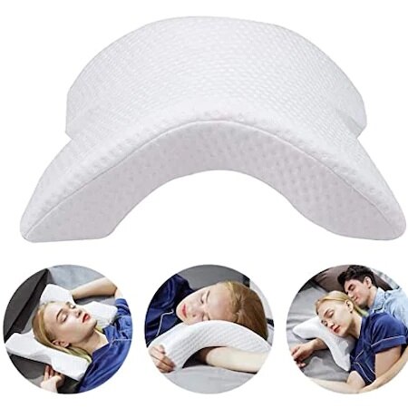 Visco Curved Pillow Orthopedic Arm and Neck Pain For One To One