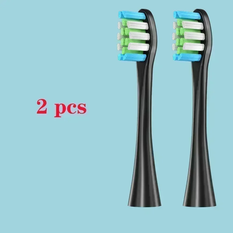 3 PCS Replacement Brush Heads For Oclean X/ X PRO/ Z1/ F1/ One/ Air 2 /SE Sonic Electric Toothbrush DuPont Soft Bristle Nozzles: Ivory