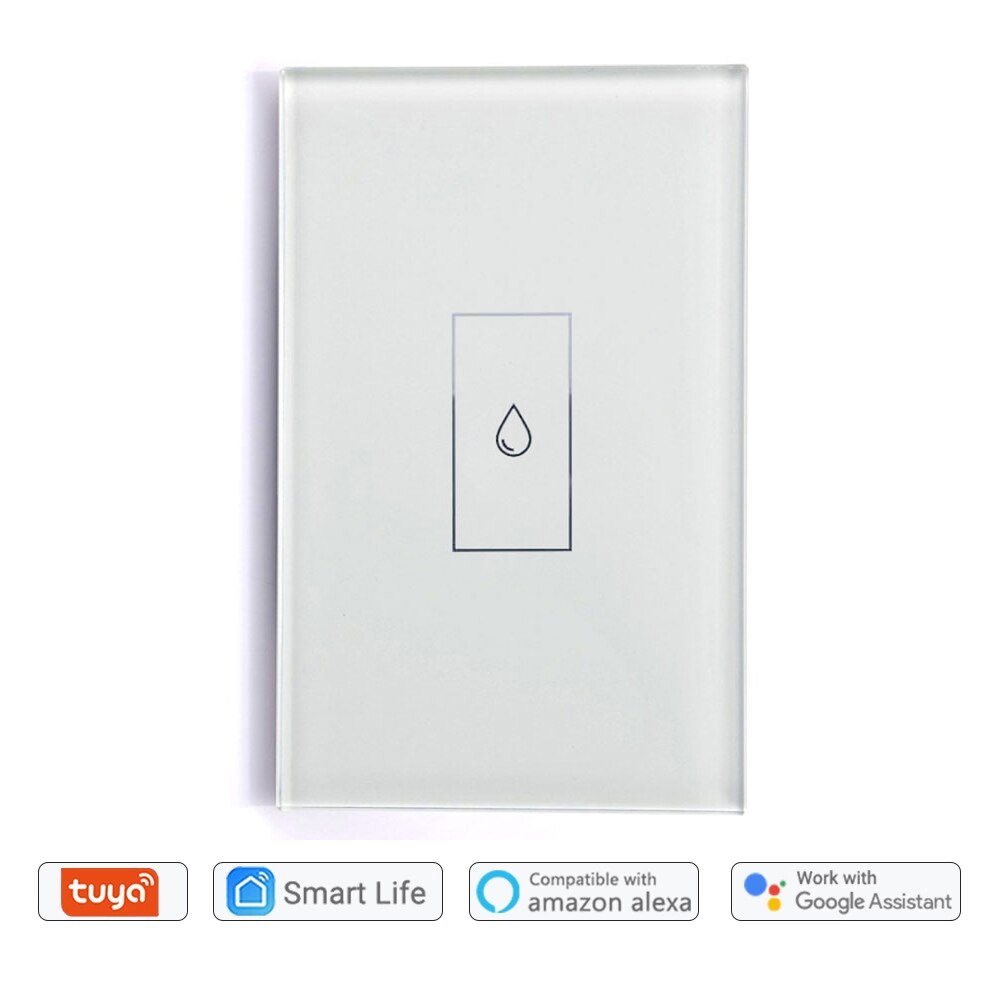 Tuya EU/US Wifi Boiler Smart Switch 20A 4400w with Timer Function Smart Life Water Heater Switch Work For Alexa Google Home: US Standard
