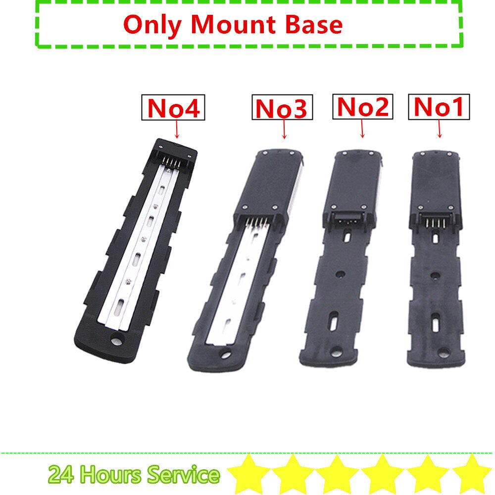 40 50 52 56 pcs 18650 cells Hailong Hailong1 Ebike Battery Case 24V 36V 48V 52V Down Tube Shark Electric Bike Battery Box: Only Mount Base No1
