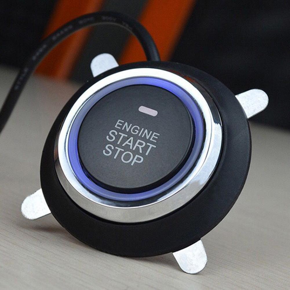 Engine start Alarm system Button remote start stop Car one button start system Car start switch Induction antenna Reset switch