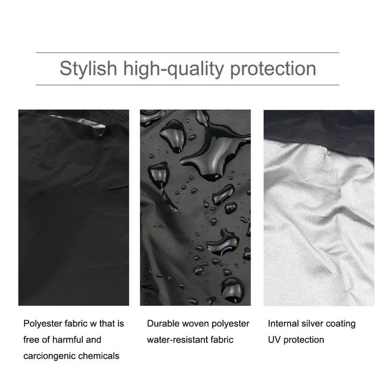 Motorcycle Covers Dekzeil Verdikte Anti-Freeze Auto Zon Protector Zonnescherm Parasol Coche Scootmobiel Opslag Cover