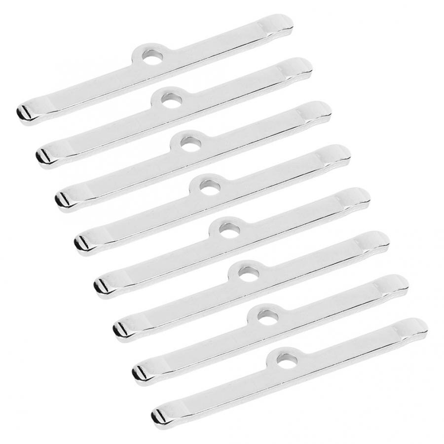 8 stuks Chrome 4 3/4in Kleppendeksel Spreader Bars Fit voor Chevy 283 305 327 350 Cilinderkop kleppendeksel Auto Styling Engine Covers