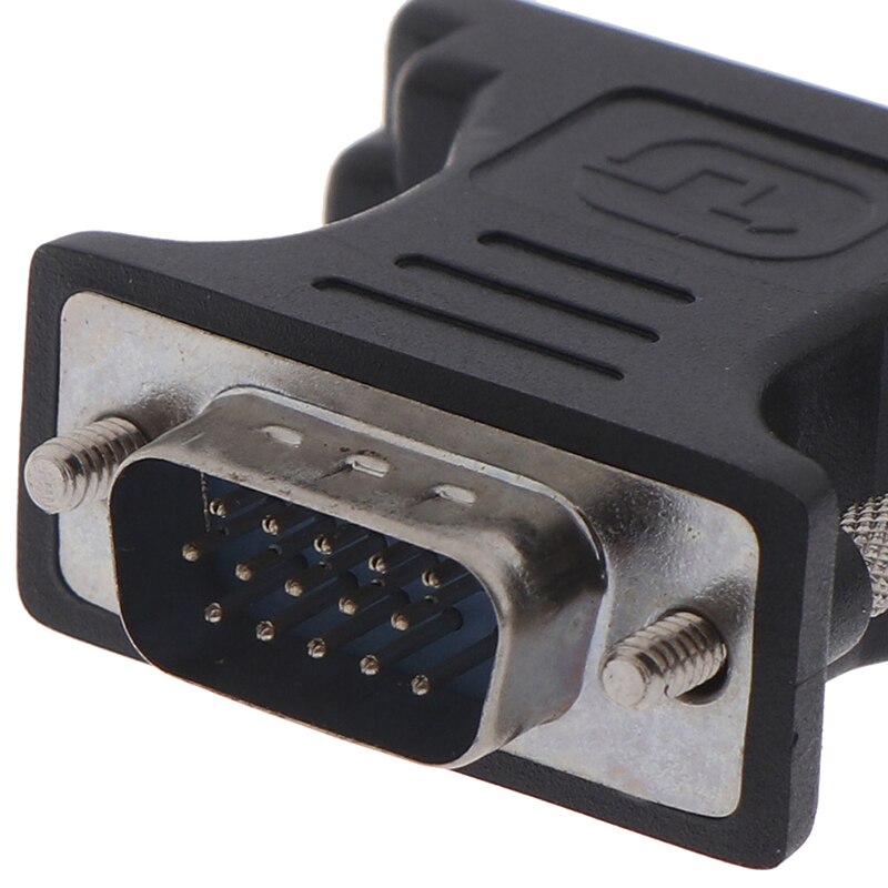 ALLOYSEED 24 + 5Pin DVI Female to 15Pin VGA Male Cable Extender Adapter Converter Cable Connector For HDTV CRT Monitor Projector