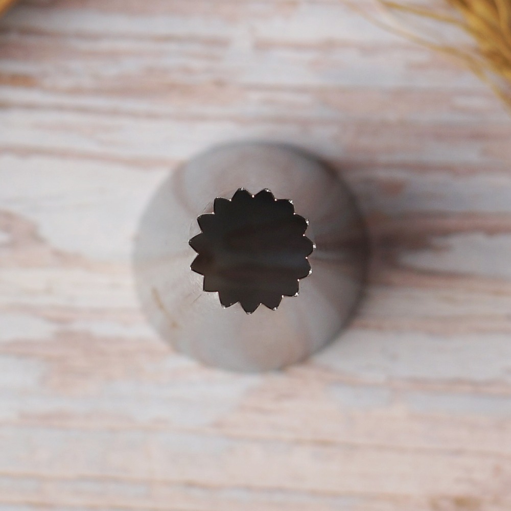 # 6FT Grote Size Open Star Piping Nozzle Cake Decorating Pastry Icing Tips Bakvormen Keuken Cookies Gereedschap Rvs