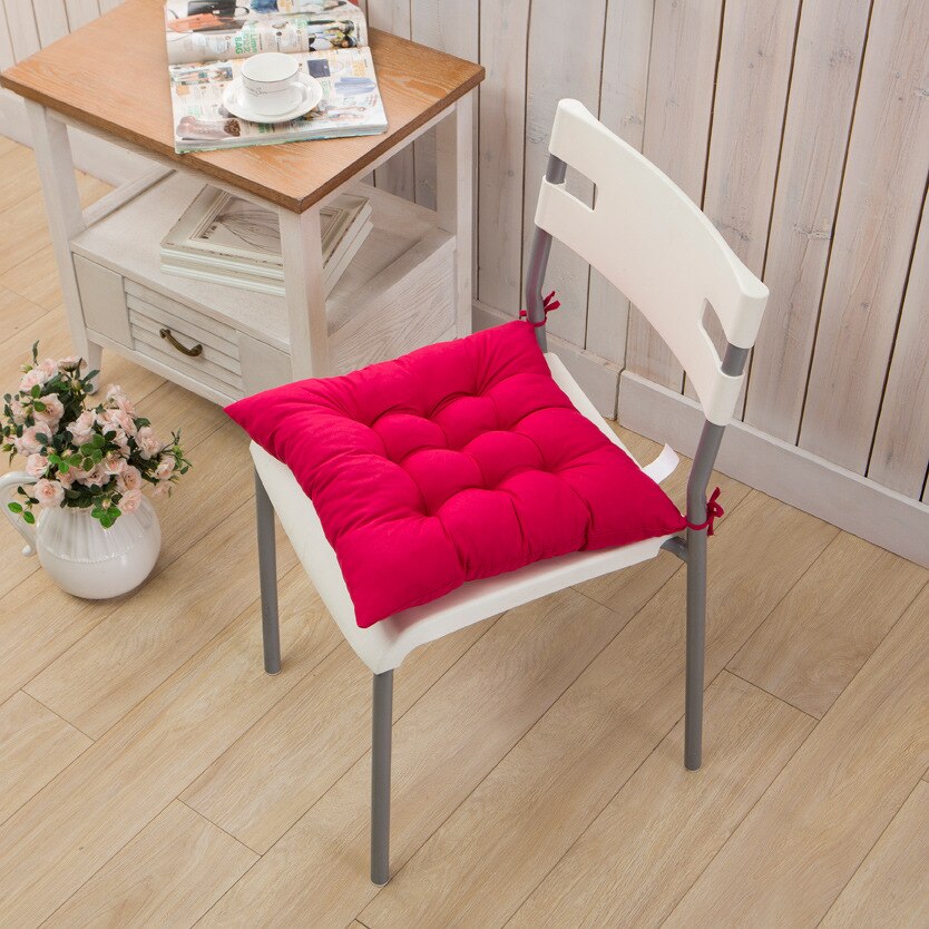 Oreillers pour chaises plancher siège coussin épaissir Tatami salle à manger chaise coussins couleur unie maison décoratif assis canapé oreillers: 7