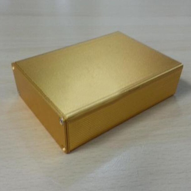 Caixa de invólucro elétrico para instrumentos em liga de alumínio, diy, novo compartimento interno